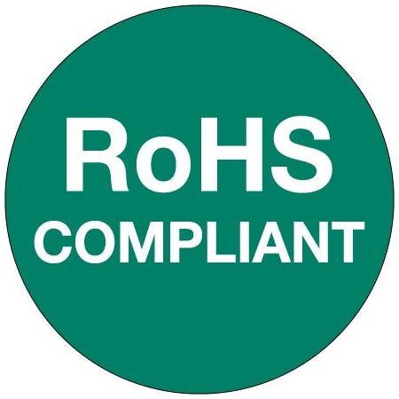 Bsc Preferred 1'' Circle - ''RoHS Compliant'' Green Labels BUY00016103